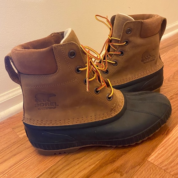 sorel slip on duck boots